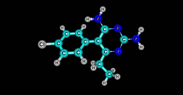 Pyrimethamin Lék Používaný Léčbě Toxoplazmózy Cystoisosporiasis Leukovorinu Obrázek — Stock fotografie