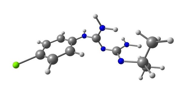 Proguanil Clorguanida Cloroguanida Medicamento Utilizado Para Tratar Prevenir Malaria Ilustración — Foto de Stock
