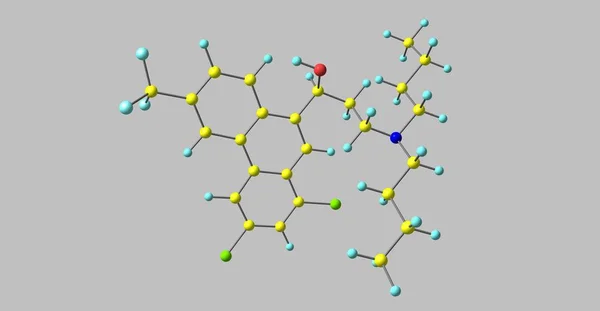 Halofantrine Est Médicament Utilisé Pour Traiter Paludisme Structure Halofantrine Contient — Photo