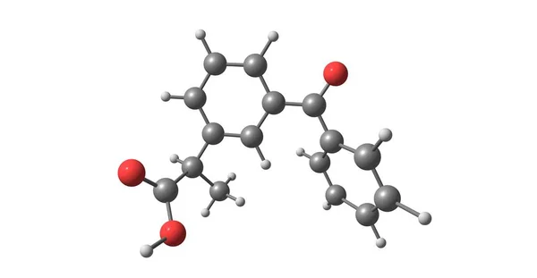 Ketoprofen C16H14O3 Jedním Kyseliny Propionové Třídy Nesteroidní Protizánětlivé Léky Nebo — Stock fotografie