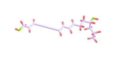 Enanthotoxin hemlock su erciklerine ve diğer bitkilerin cins Oenanthe çıkarılan bir toksindir. Bu bir merkezi sinir sistemi zehir var. 3D çizim