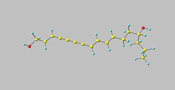 Enanthotoxin 是从铁杉水芹和水芹属植物中提取的一种毒素 它是中枢神经系统的毒药 — 图库照片