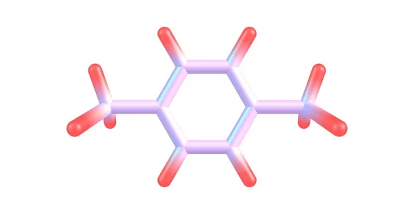 Xilol Vagy Para Xilol Aromás Szénhidrogén Egyik Három Izomer Dimethylbenzene — Stock Fotó