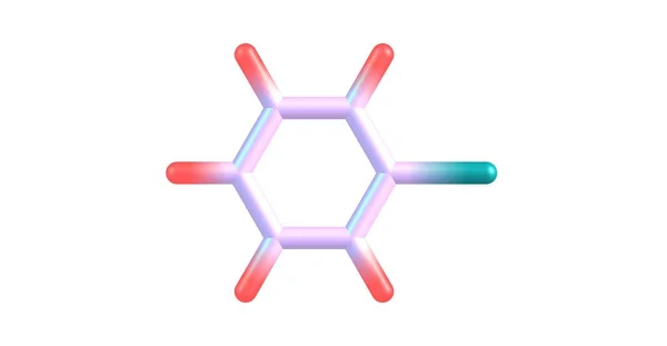 Clorobenzeno Composto Orgânico Aromático Com Fórmula Química C6H5Cl Este Líquido — Fotografia de Stock