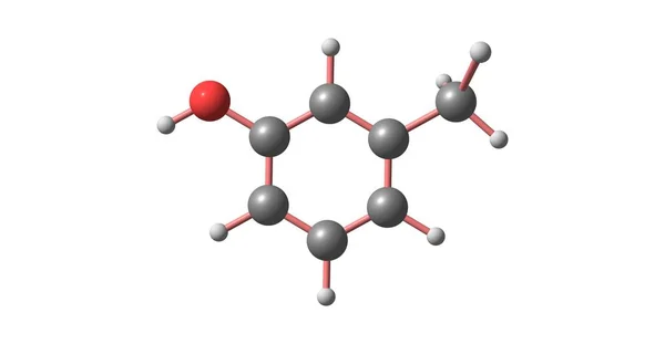 Meta Cresol Metilfenol Compuesto Orgánico Con Fórmula Ch3C6H4Oh Líquido Incoloro —  Fotos de Stock