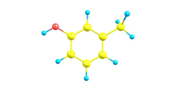 Meta Cresol Metilfenol Compuesto Orgánico Con Fórmula Ch3C6H4Oh Líquido Incoloro —  Fotos de Stock