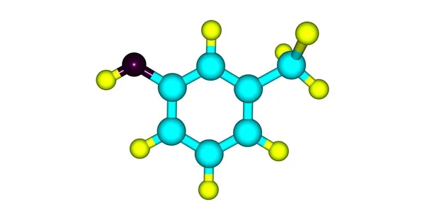 Méta Crésol Méthylphénol Est Composé Organique Formule Ch3C6H4Oh Est Liquide — Photo