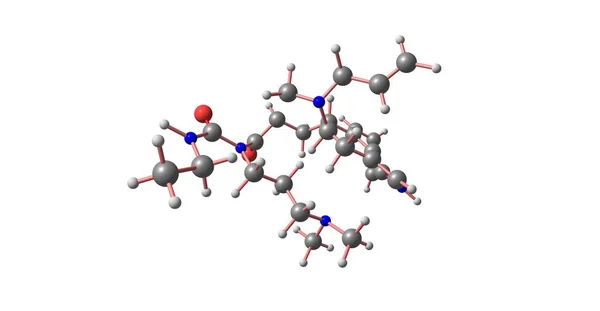 Kabergolin Derivát Námelových Dopaminového Receptoru Receptory Obrázek — Stock fotografie