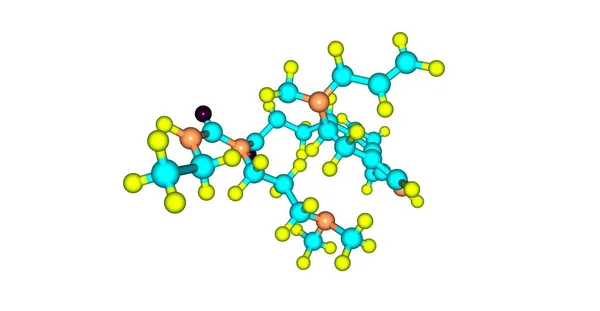 Cabergoline Een Derivaat Van Moederkoorn Een Krachtige Dopamine Receptor Agonist — Stockfoto