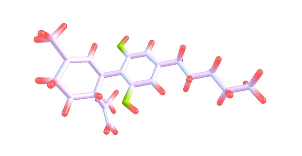 Kannabidiol Cbd Jest Naturalnie Występujących Kannabinoidów Składowe Konopi Została Odkryta — Zdjęcie stockowe