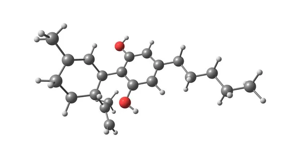 Cannabidiol Oder Cbd Ist Ein Natürlich Vorkommender Cannabinoid Bestandteil Von Stockbild