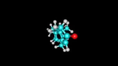 3D döndürme testosteron molekül