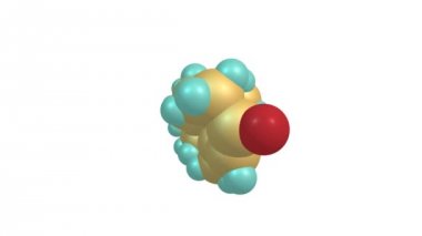 3D döndürme testosteron molekül