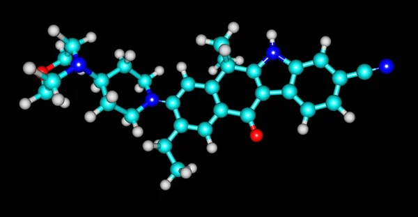 Molécule Alectinib Est Médicament Oral Qui Bloque Activité Lymphome Kinase — Photo