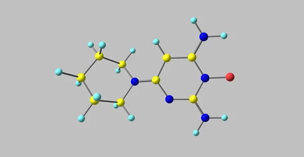 米诺地尔是一种降压血管扩张药物 用于治疗脱发 — 图库照片