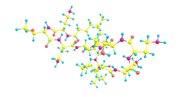 Colistin Oder Polymyxin Ist Ein Antibiotikum Das Von Bestimmten Stämmen — Stockfoto