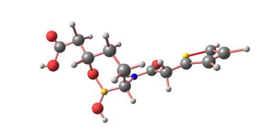 Vaborbactam bir sigara-beta-laktam beta-lactamase inhibitörü olduğunu. 3D çizim