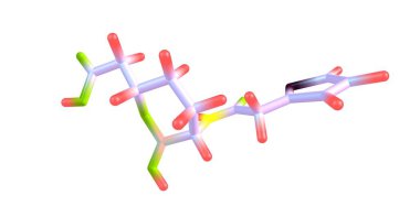 Vaborbactam bir sigara-beta-laktam beta-lactamase inhibitörü olduğunu. 3D çizim