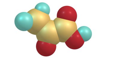 Pirüvik asit karboksilik asit ve keton fonksiyonel grup ile alfa keto asit en basit olanıdır. 3D çizim