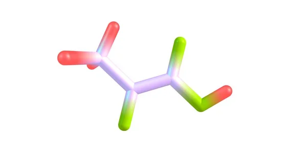 丙酮酸是最简单的阿尔法酮酸 与羧酸和酮功能组 — 图库照片