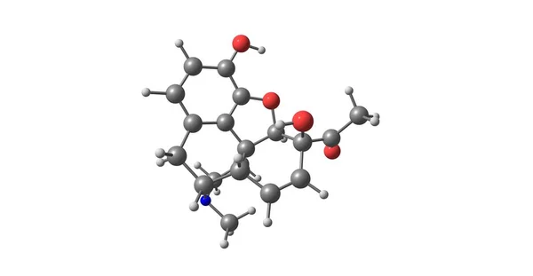 Monoacetylmorphine Tre Aktiva Metaboliter Heroin Nästa Morfin Och Mindre Aktiva — Stockfoto