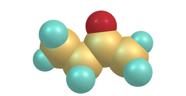 丁酮或甲乙酮是一种有机化合物 Ch3Cch2Ch3 这种无色液体酮具有尖锐 甜美的气味 — 图库照片