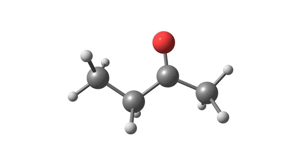 ブタノンまたはメチルエチルケトンは Ch3Cch2Ch3 式で有機化合物です この無色の液体ケトンがシャープ 甘い匂いです イラストレーション — ストック写真