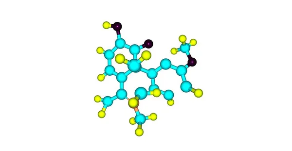 Dihydrocodeine Opioid 진통제 통증에 곤란을 기침을 코데인을 외래로 일러스트 — 스톡 사진