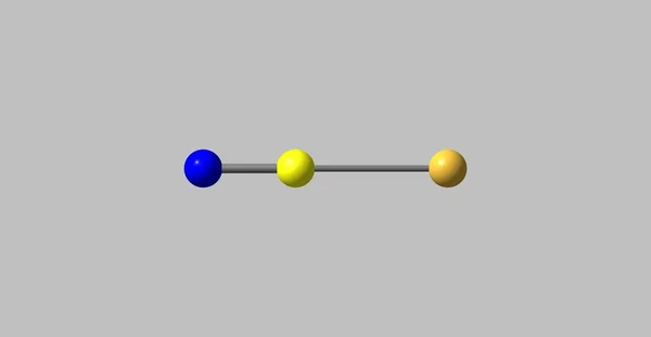 臭化シアンは 無機化合物です 生体高分子 フラグメント タンパク質やペプチドを変更するのには広く使用されている無色の固体です イラストレーション — ストック写真