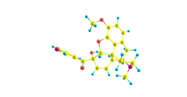 Nicocodéine Est Analgésique Opioïde Suppresseur Toux Ester Codéine Étroitement Lié — Photo