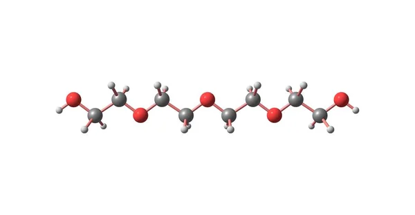 Tetraethylene Glikolu Jest Rozpuszczalnik Przemysłowy Wyższą Temperaturę Wrzenia Niższą Zmienność — Zdjęcie stockowe
