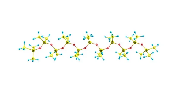 Tetrametidisloxano Líquido Incoloro Soluble Benceno Hidrocarburos Bajo Peso Molecular Ilustración — Foto de Stock