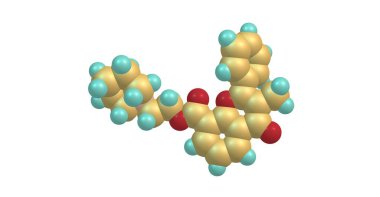 Bu ilaç bazı mesane veya idrar yolu belirtiler tedavi etmek için kullanılır. Flavoxate bir düz kas gevşetici var. 3D çizim
