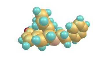 Phenomorphan bir opioid analjezik olduğunu. Tıpta Şu anda kullanılmıyor. 3D çizim