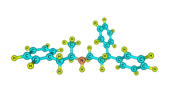 Prenylamine Calcium Channel Blocker Amphetamine Chemical Class Which Used Vasodilator — Stock Photo, Image