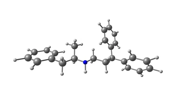 プレニラミン 狭心症の治療で血管拡張剤として使用されたアンフェタミンの化学クラスのカルシウム チャンネル遮断薬です イラストレーション — ストック写真