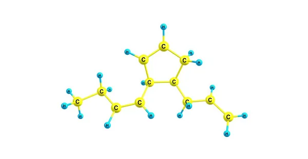 Multifidene 褐藻類の種の雌が発表した精子細胞を集めて物質です イラストレーション — ストック写真