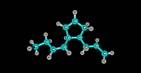 Multifidene Spermie Locka Substans Släppt Honan Art Brunalger Illustration — Stockfoto