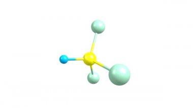 Dönen izole kloroform molekülü 