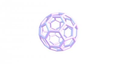 Fullerene C70 molekülü izole rotasyon