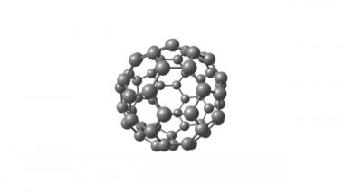 Fullerene C60 molekülü izole rotasyon