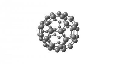 Fullerene C70 molekülü izole rotasyon