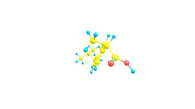 Ibuprofen molekülü - nonsteroid anti-inflamatuar ilaç sınıfının ilaç