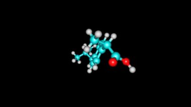 Ibuprofen molekülü - nonsteroid anti-inflamatuar ilaç sınıfının ilaç