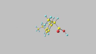 Ibuprofen molekülü - nonsteroid anti-inflamatuar ilaç sınıfının ilaç
