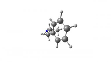 Deksamefetamin molekülü - uyarıcı ilaç