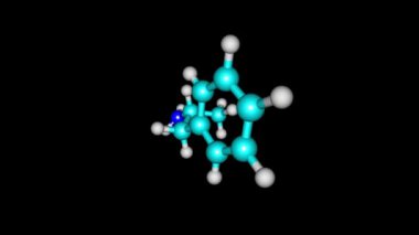 Deksamefetamin molekülü - uyarıcı ilaç