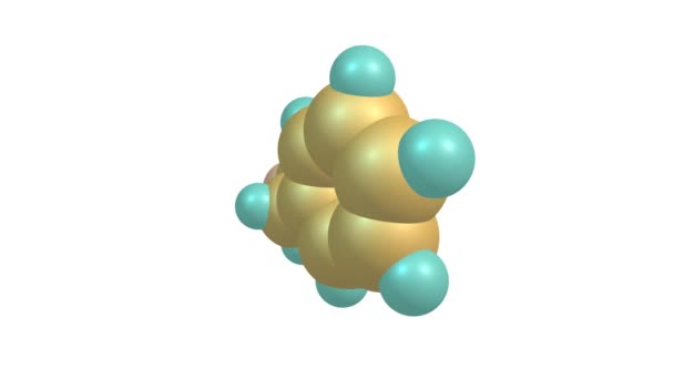 Dexamfetamine Molecuul Stimulerende Middelen — Stockvideo