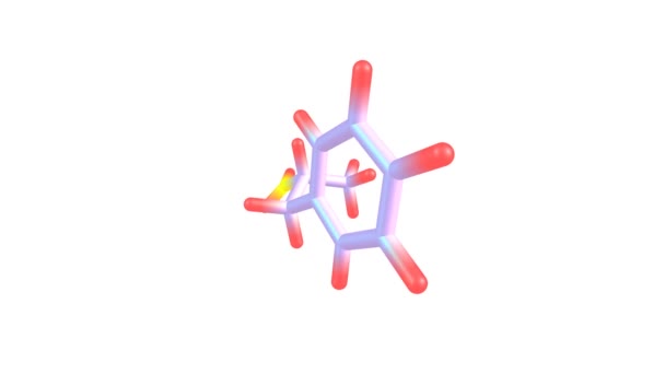 デキサフェタミン分子 覚醒剤 — ストック動画