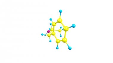 Deksamefetamin molekülü - uyarıcı ilaç